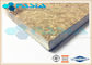 Fiberglass Net Backed Marble Veneer Sheets , Lightweight Stone Wall Panels supplier